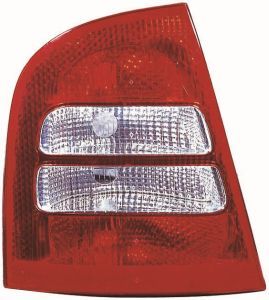Lampe hinten R (P21/4W/P21/5W/P21W, blinkerfarbe weiß, glasfarbe rot) passt zu: SKODA OCTAVIA I Hatchback / Kombi 08.00-12.10