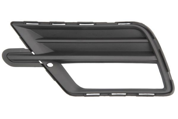 Stoßstangengitter vorne L (mit Löchern für Halogenscheinwerfer, kunststoff, schwarz) passt zu: VW CADDY IV 05.15-09.20
