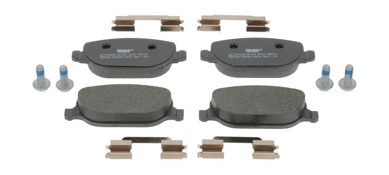 Bremsbelagsatz, Scheibenbremse