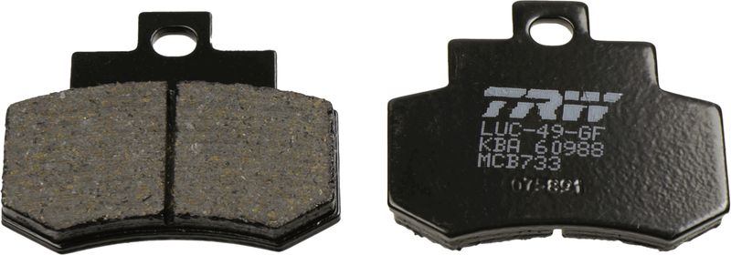 Bremsbelagsatz, Scheibenbremse