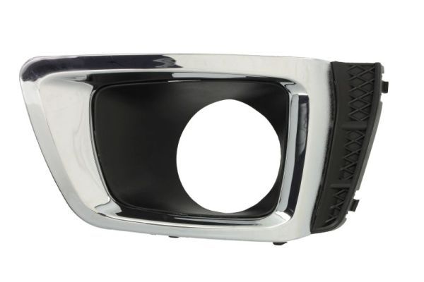 Stoßstangengitter vorne L (mit Löchern für Halogenscheinwerfer, chrom, XT) passt zu: SUBARU FORESTER SJ 03.13-03.16