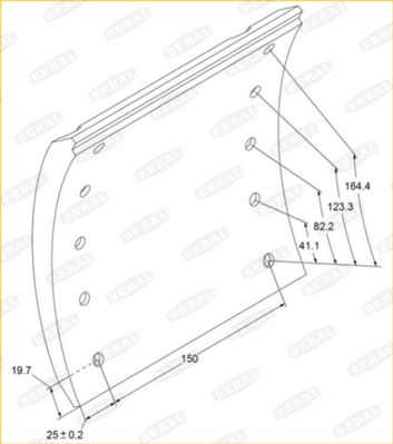 Bremsbelagsatz, Trommelbremse