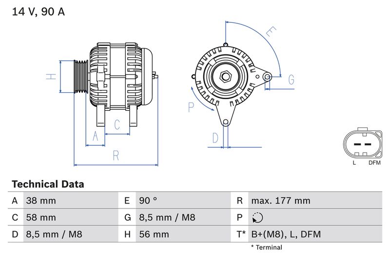 Drehstromgenerator