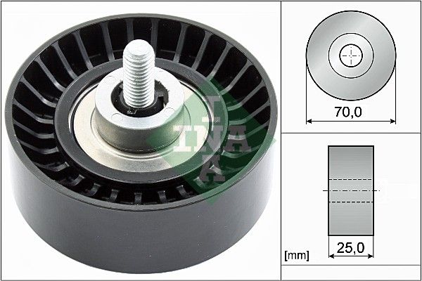 Umlenk-/Führungsrolle, Keilrippenriemen