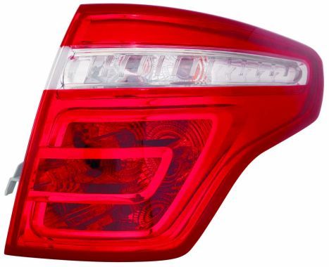Lampe hinten L (äußerer Teil, P21/5W/P21W, blinkerfarbe weiß, glasfarbe rot) passt zu: CITROEN C4 PICASSO I GERÄUMIGER AUFBAU 10.06-09.10