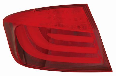 Lampe hinten L (äußerer Teil, LED, blinkerfarbe rot, glasfarbe rot) passt zu: BMW 5 F10, F11 Sedan 4D 12.09-02.17