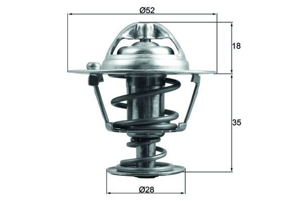 Thermostat, Kühlmittel
