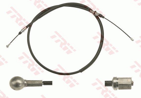 Handbremsseil hinten L/R (1737mm/1439mm, bremsen: Scheiben-) passt zu: NISSAN INTERSTAR, OPEL MOVANO A, RENAULT MASTER II 1.9D-3.0D 12.97-