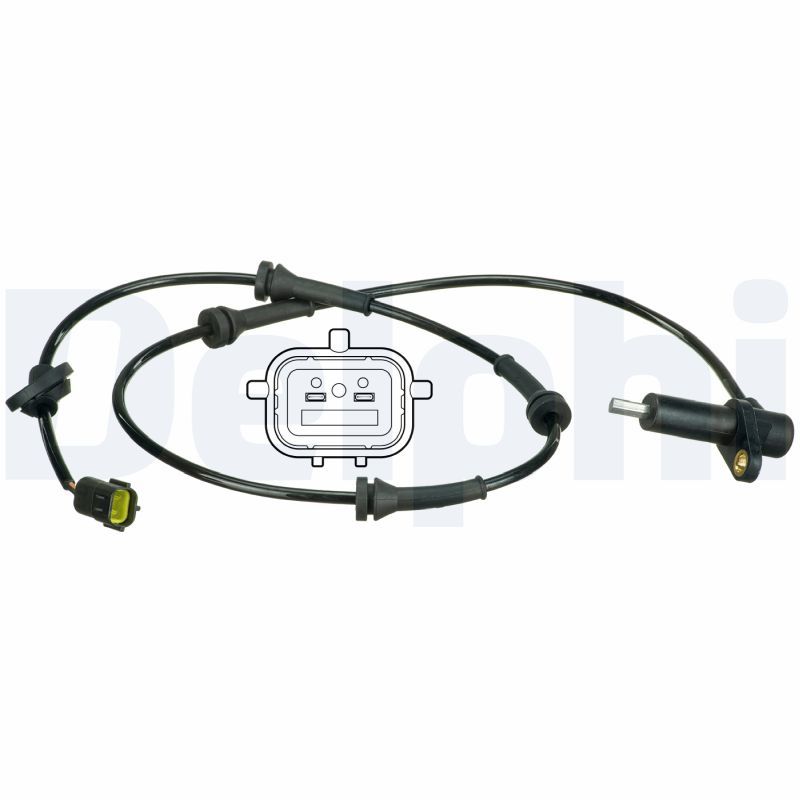 ABS-Sensor hinten/vorne L passt zu: KIA RETONA, SPORTAGE 2.0/2.0D 04.94-08.03