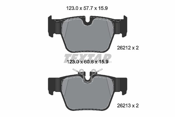 Bremsbelagsatz, Scheibenbremse