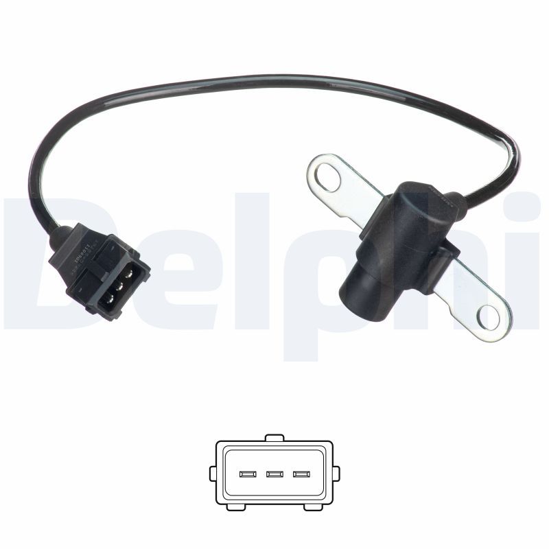 Kurbelwellensensor passt zu: RENAULT LAGUNA I, MEGANE I, MEGANE I CLASSIC, MEGANE I COACH, MEGANE SCÉNIC, SCENIC I 1.9D 09.96-08.03