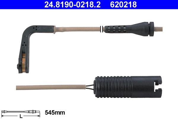 Warnkontakt, Bremsbelagverschleiß