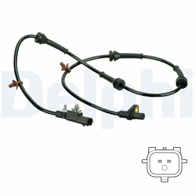 ABS-Sensor hinten L/R passt zu: NISSAN QASHQAI II, X-TRAIL III 1.2-1.7D 11.13-
