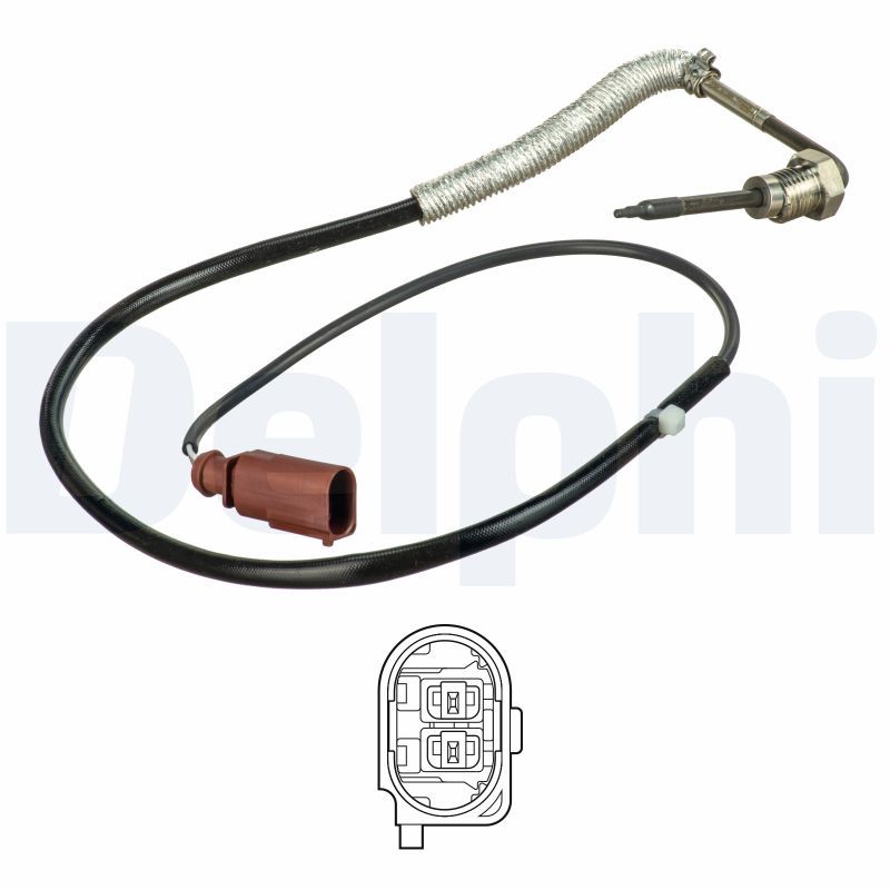 Abgastemperatursensor (vor dem partikelfilter) passt zu: AUDI A4 B7, A6 C6 1.9D/2.0D 07.04-03.09