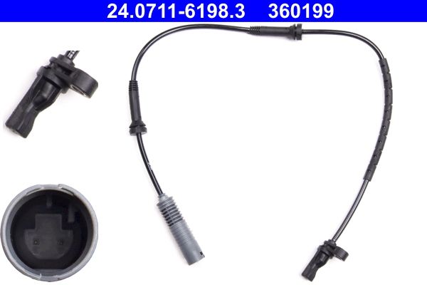 ABS-Sensor vorne L/R passt zu: BMW 1 (E81), 1 (E82), 1 (E87), 1 (E88), 3 (E90), 3 (E91), 3 (E92), 3 (E93) 1.6-3.0 06.04-12.13