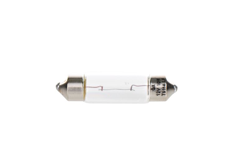 Glühbirne (Karton 10Stück) C10W 12V 10W röhrenförmig Pure Light