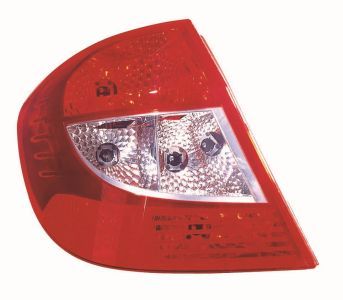Lampe hinten L (P21/5W/P21W, blinkerfarbe weiß, glasfarbe rot) passt zu: RENAULT THALIA II Sedan 4D 09.08-10.13