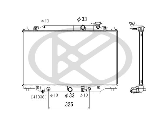 Kühler Motor passt zu: MAZDA CX-5 2.2D 05.17-