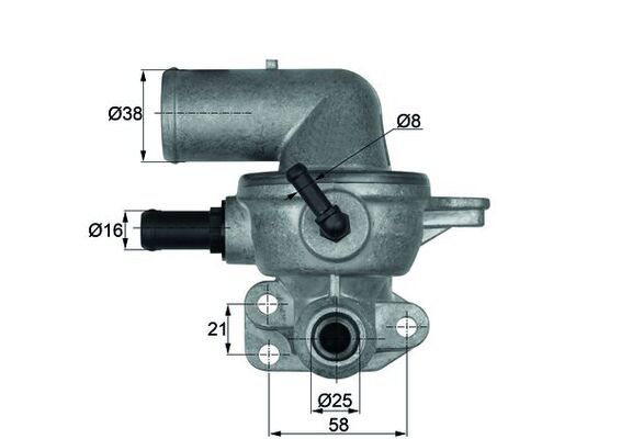 Thermostat, Kühlmittel