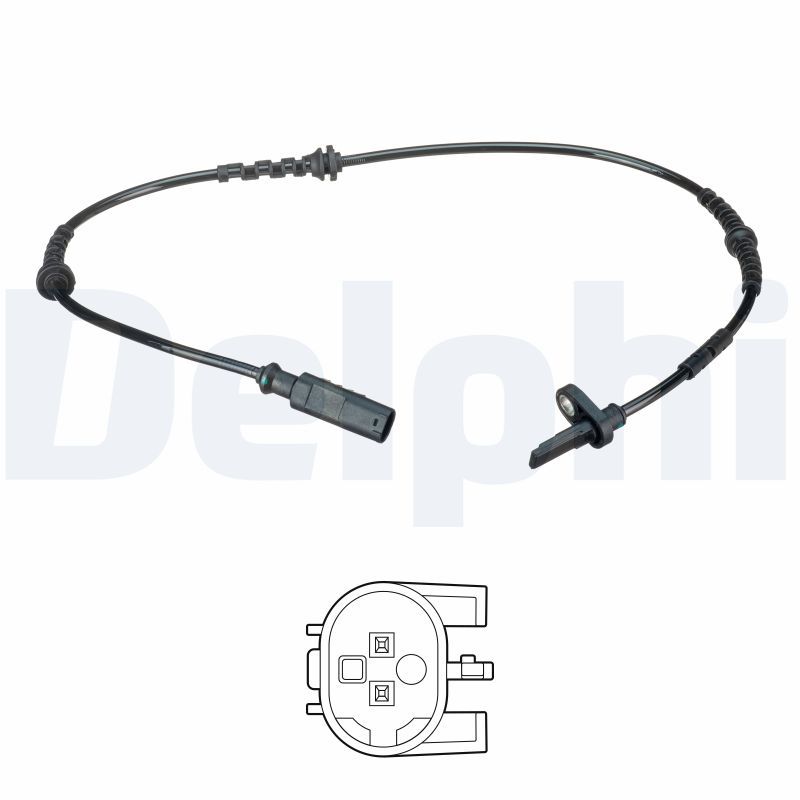 ABS-Sensor hinten L/R passt zu: FIAT PANDA, PANDA/HATCHBACK 1.1-1.4 09.03-