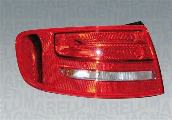 Lampe hinten L (äußerer Teil, P21W/W16W, blinkerfarbe weiß, glasfarbe rot, rückfahrlicht) passt zu: AUDI A4 B8 Kombi 11.07-10.11
