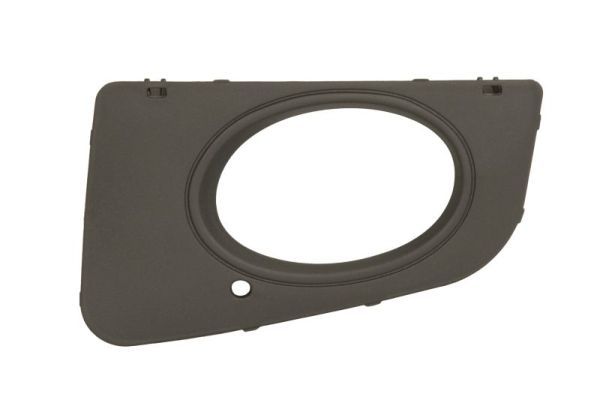 Stoßstangengitter vorne L (mit Löchern für Halogenscheinwerfer, kunststoff, dunkelgrau) passt zu: VW CRAFTER 2E 07.11-12.16