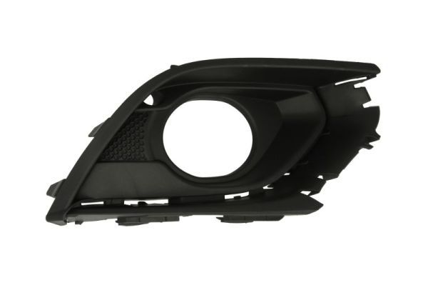 Stoßstangengitter vorne R (mit Lamellenplatz, mit Löchern für Halogenscheinwerfer, kunststoff, schwarz, zertifikat TÜV) passt zu: OPEL CORSA E Hatchback 09.14-05.19