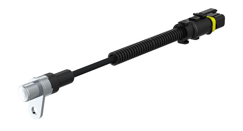 ABS-Sensor hinten R (gerade, 2065mm, 2pin) passt zu: MAN TGM I