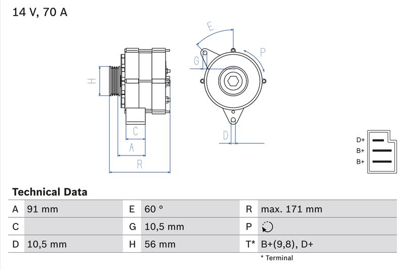 Drehstromgenerator