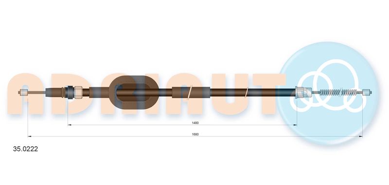 Seilzug, Betriebsbremse