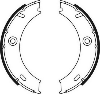 Bremsbackensatz, Feststellbremse