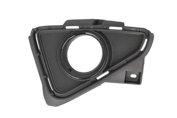 Stoßstangengitter vorne L (mit Löchern für Halogenscheinwerfer, schwarz glänzend) passt zu: TOYOTA RAV4 IV 02.16-10.18