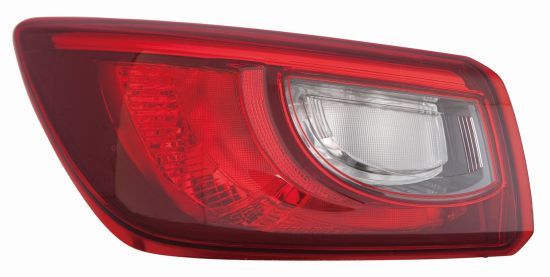 Lampe hinten L (äußerer Teil, W21/5W/WY21W) passt zu: MAZDA CX-3 05.15-01.18