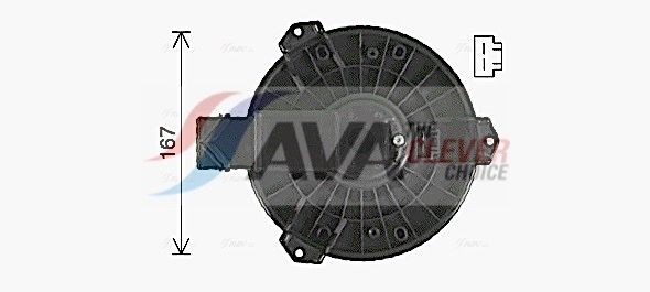 Elektromotor, Innenraumgebläse