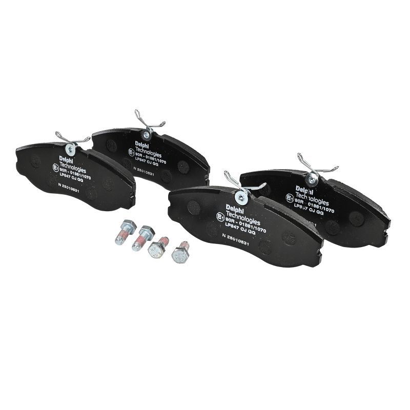 Bremsbelagsatz, Scheibenbremse