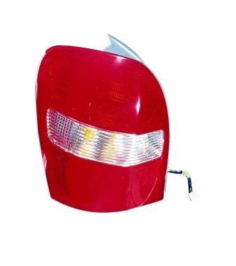 Lampe hinten L (blinkerfarbe weiß, glasfarbe rot) passt zu: MAZDA 323 VI BJ Sedan 5D 09.98-10.03