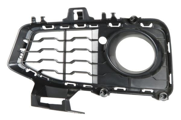 Stoßstangengitter L (mit Löchern für Halogenscheinwerfer, schwarz, M-PAKIET) passt zu: BMW 4 F32, F33, F82, F83, 4 GRAN COUPE F36 07.13-02.17