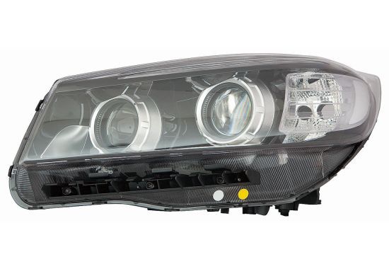 Scheinwerfer R (H7/H9/LED/PY21W, elektrisch, mit motor, einsatzfarbe: schwarz) passt zu: KIA SORENTO III UM 01.15-12.20