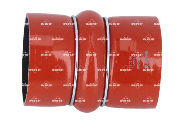 Luftkühlerschlauch (79/85mm/85mmx122mm, rot) passt zu: RVI KERAX, PREMIUM dCi11-270-MIDR06.23.56B/41 04.96-