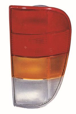 Lampe hinten R (P21/5W/P21W/R5W, blinkerfarbe orange, glasfarbe rot) passt zu: VW CADDY II Kombi / voll 11.95-01.04