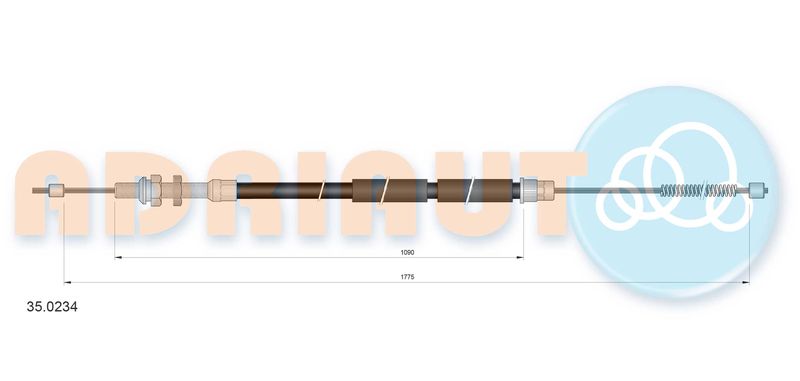 Seilzug, Betriebsbremse