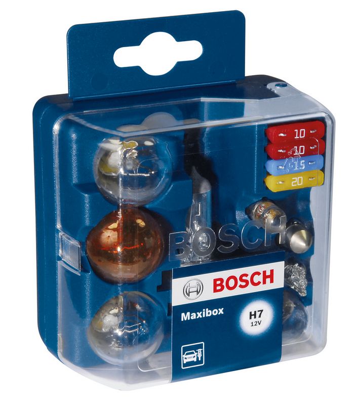 Birnen-Set 12V Maxibox (H7, C5W/P21/5W/P21W/PY21W/R5W/T4W/W5W - sicherung 1: 10, 15, 20A)