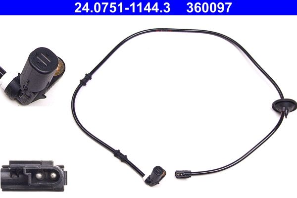 ABS-Sensor hinten R passt zu: MERCEDES C T-MODEL (S202), C (W202), CLK (A208), CLK (C208) 1.8-4.3 03.93-06.02
