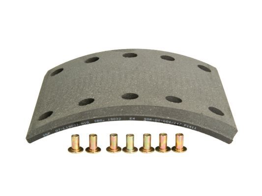 Bremsbelagsatz, Trommelbremse