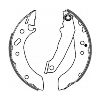 Bremsbackensatz