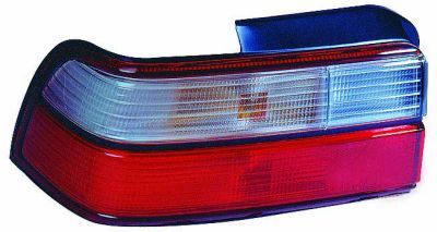 Lampe hinten L (blinkerfarbe getönt grau, glasfarbe rot) passt zu: TOYOTA COROLLA E10 05.92-04.97