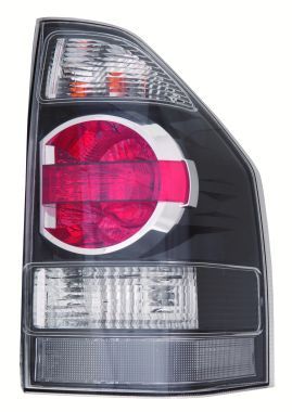 Lampe hinten R (W21/5W/W21W/WY21W, blinkerfarbe weiß, glasfarbe geräuchert) passt zu: MITSUBISHI PAJERO IV Off-Road 3D 02.07-12.14