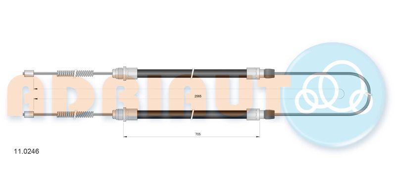 Seilzug, Feststellbremse