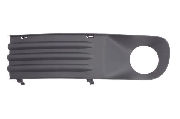 Stoßstangengitter vorne L (mit Löchern für Halogenscheinwerfer, kunststoff, grau) passt zu: VW TRANSPORTER T5 09.09-04.15