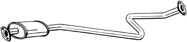 Mittelschalldämpfer